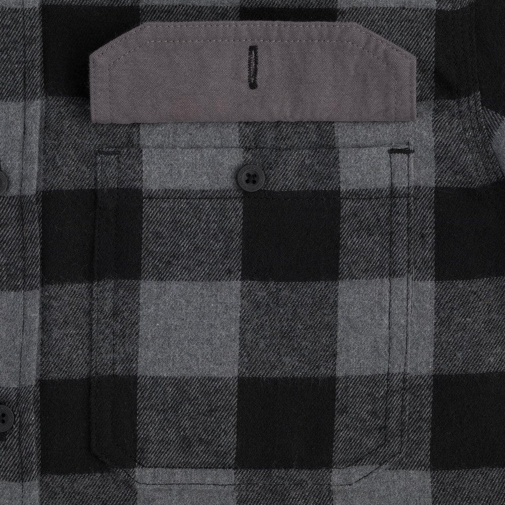 INDEPENDENT BELMONT LS FLANNEL TOP GREY