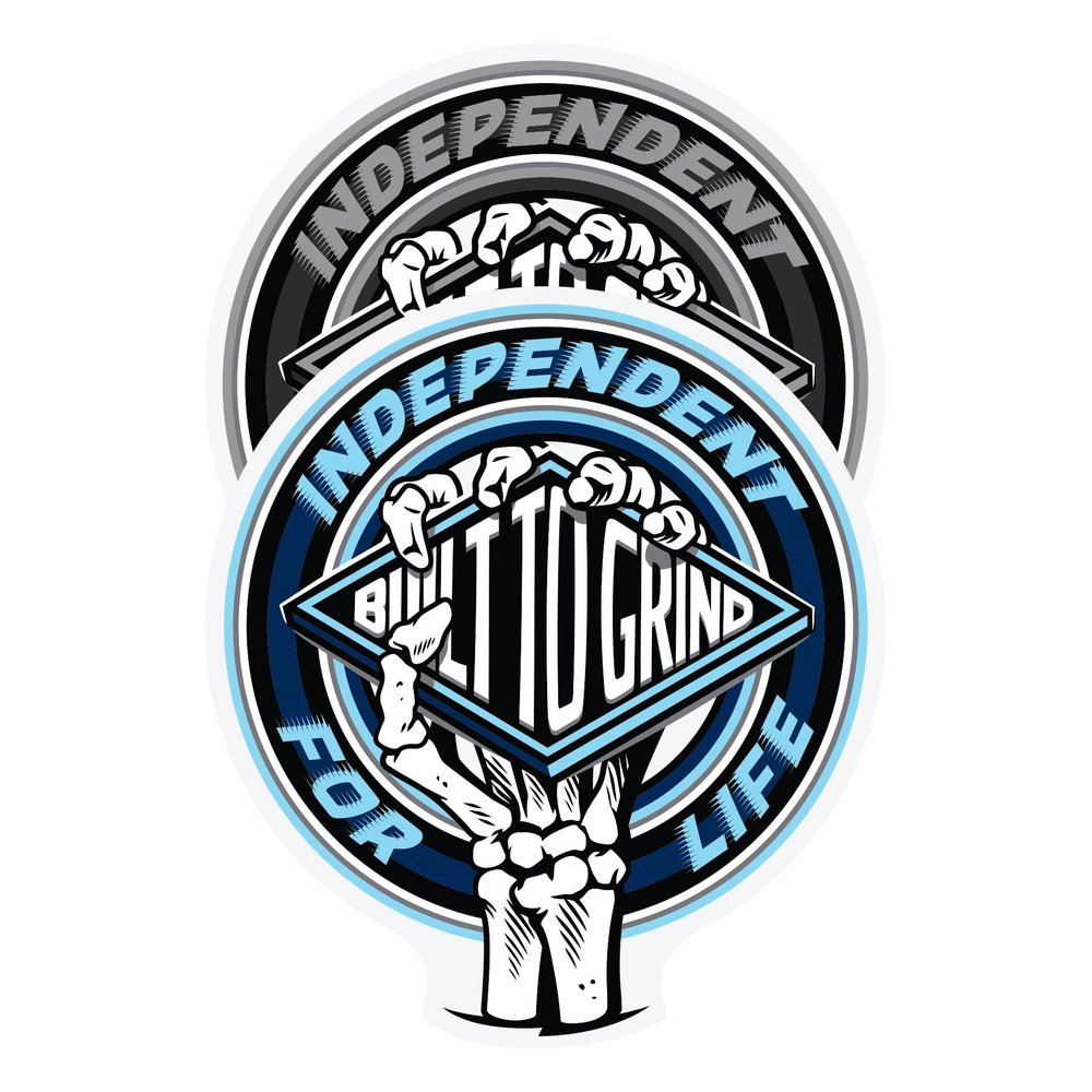 INDEPENDENT FOR LIFE CLUTCH STICKER
