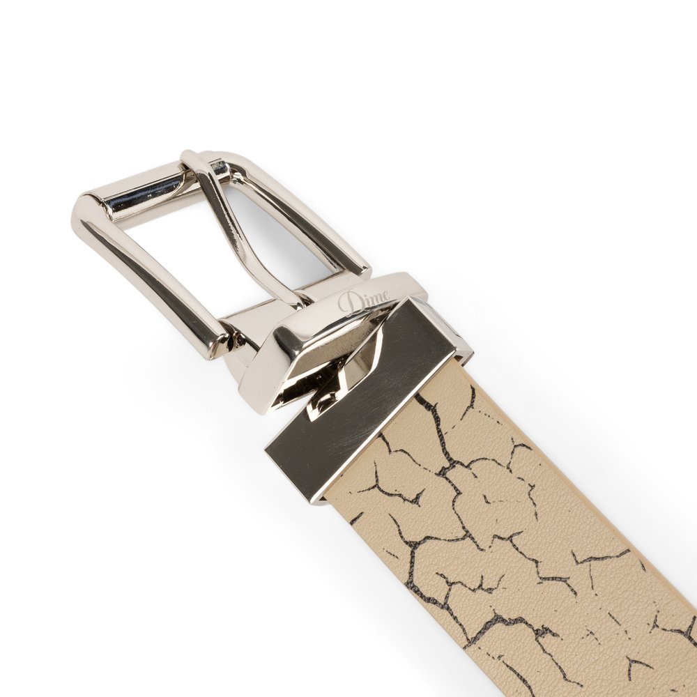 DIME REVERSIBLE LEATHER BELT KHAKI
