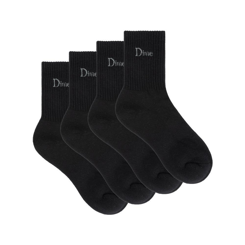 DIME CLASSIC 2 PACK LONG SOCKS BLACK