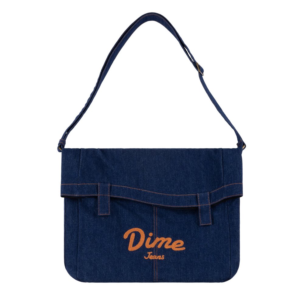 DIME JEANS MESSENGER BAG BLUE