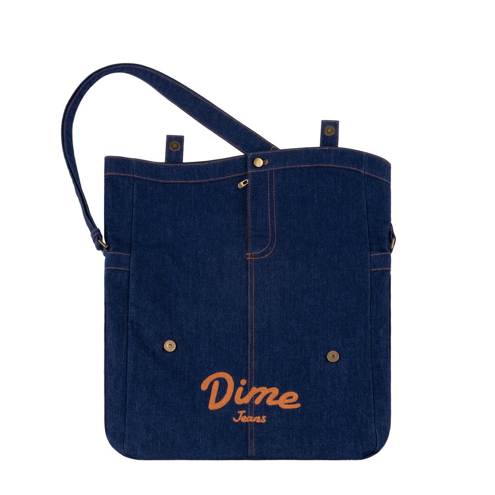 DIME JEANS MESSENGER BAG BLUE