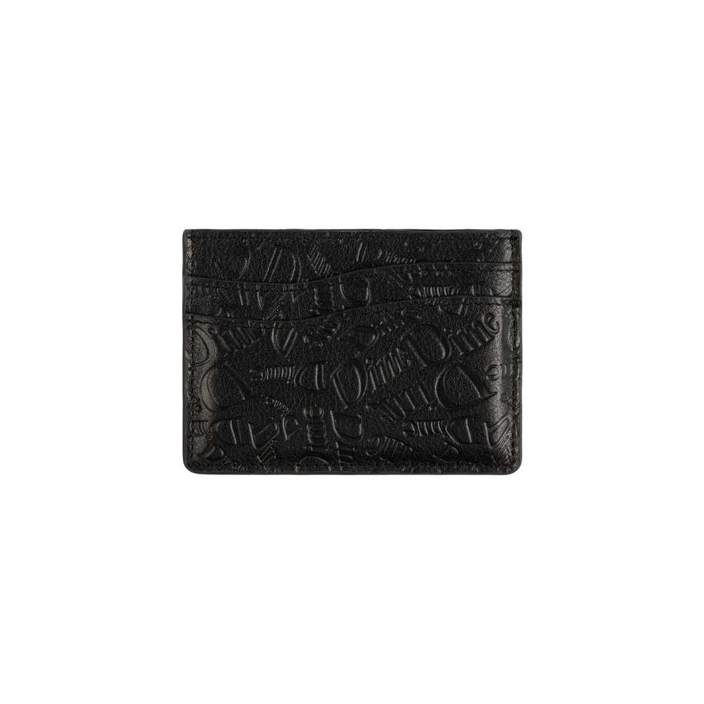 DIME HAHA LEATHER CARDHOLDER BLACK