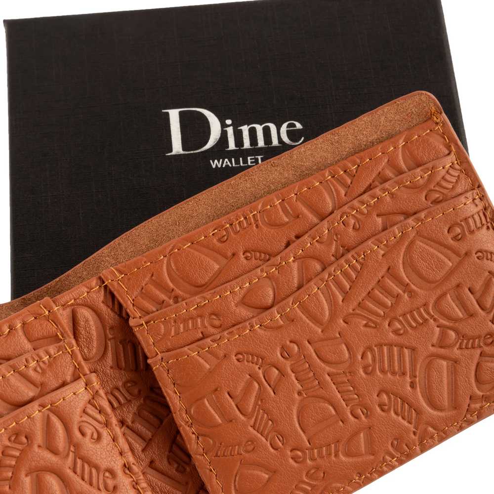 DIME HAHA LEATHER WALLET CARAMEL