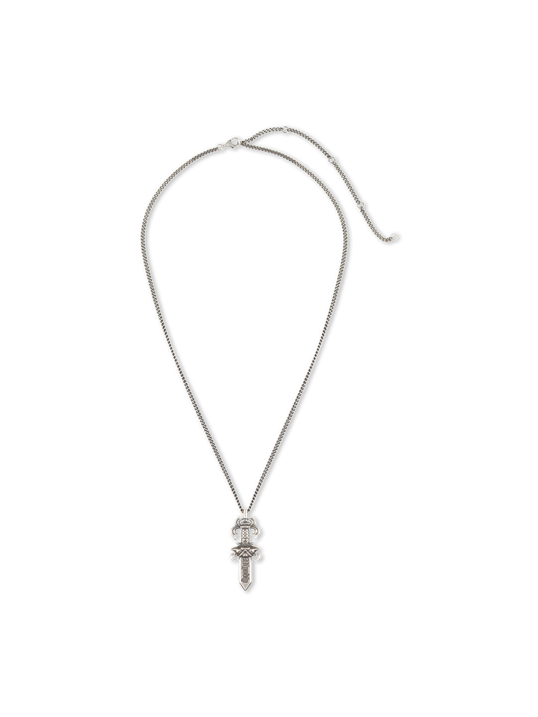 Nerm Dagger Necklace Silver