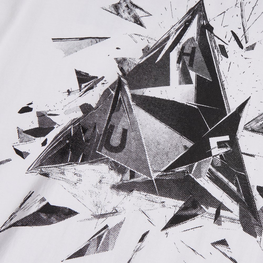HUF AUTO GLASS TEE WHITE