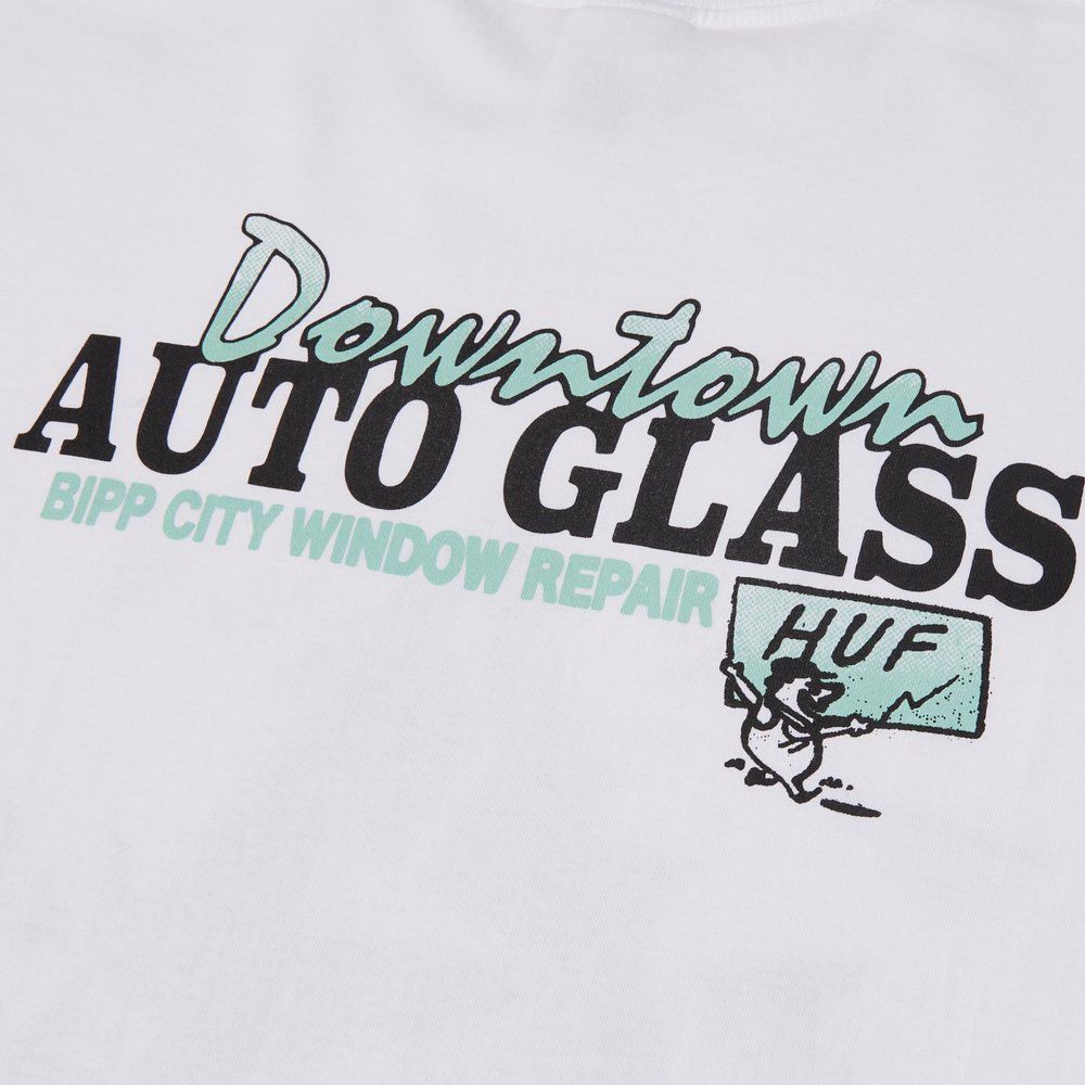 HUF AUTO GLASS TEE WHITE