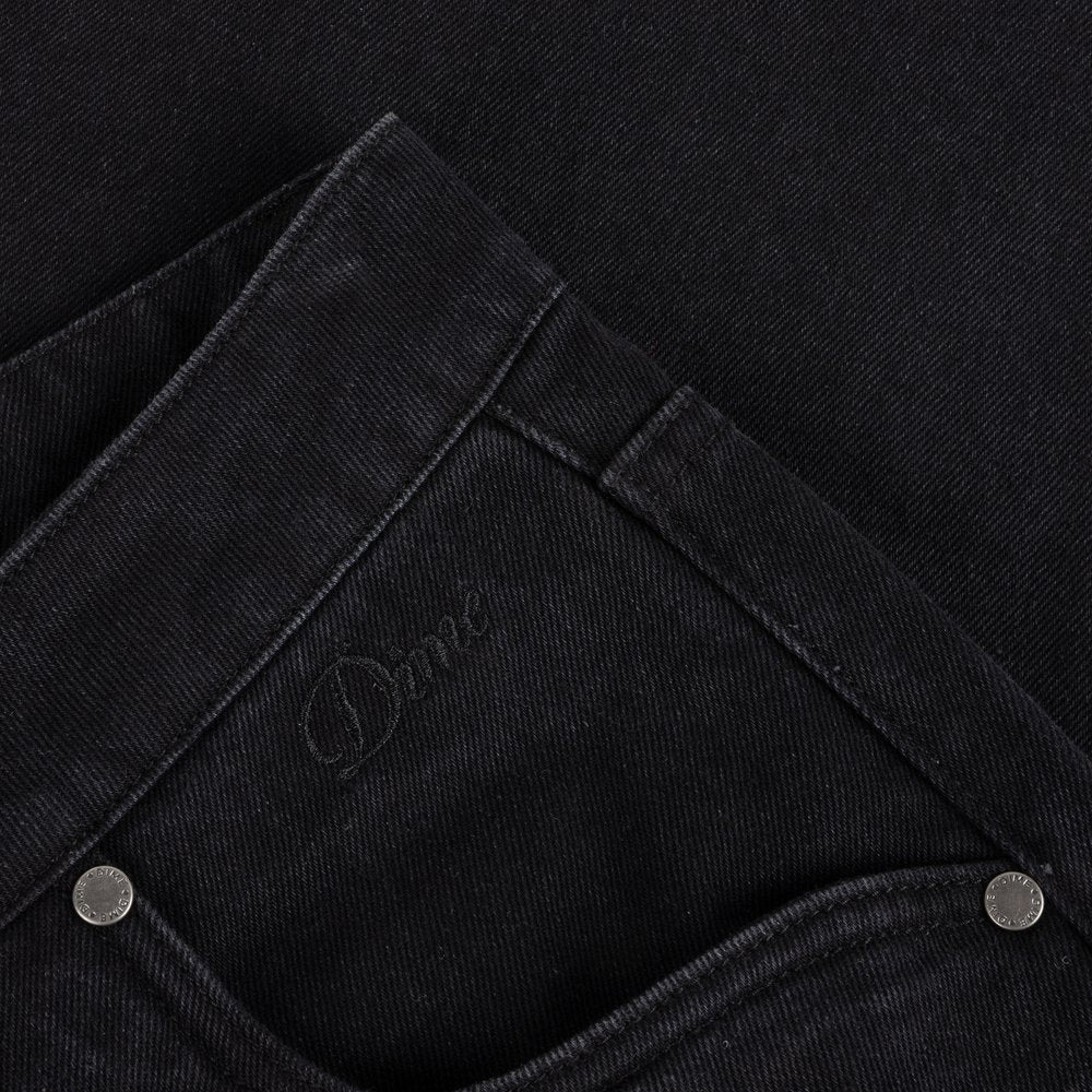 DIME BAGGY DENIM PANTS BLACK