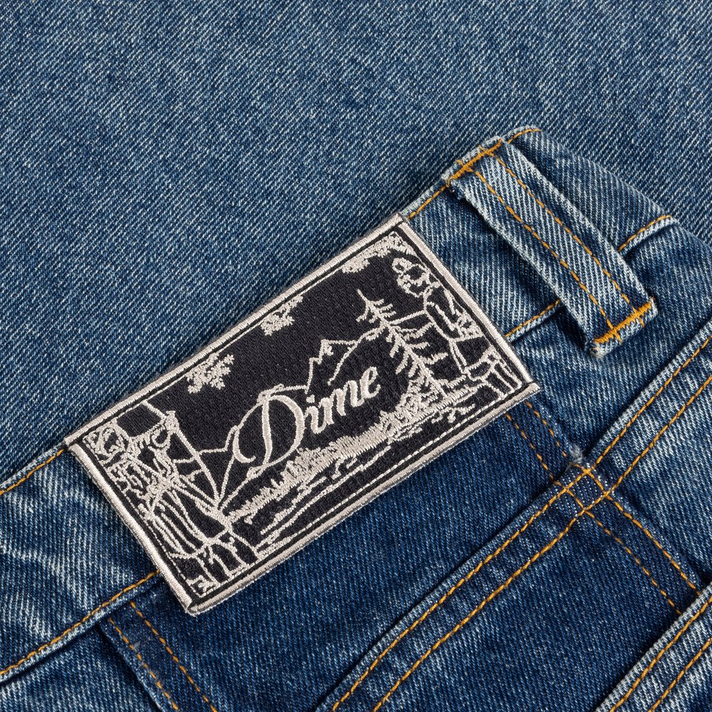 DIME BAGGY DENIM PANTS BLUE