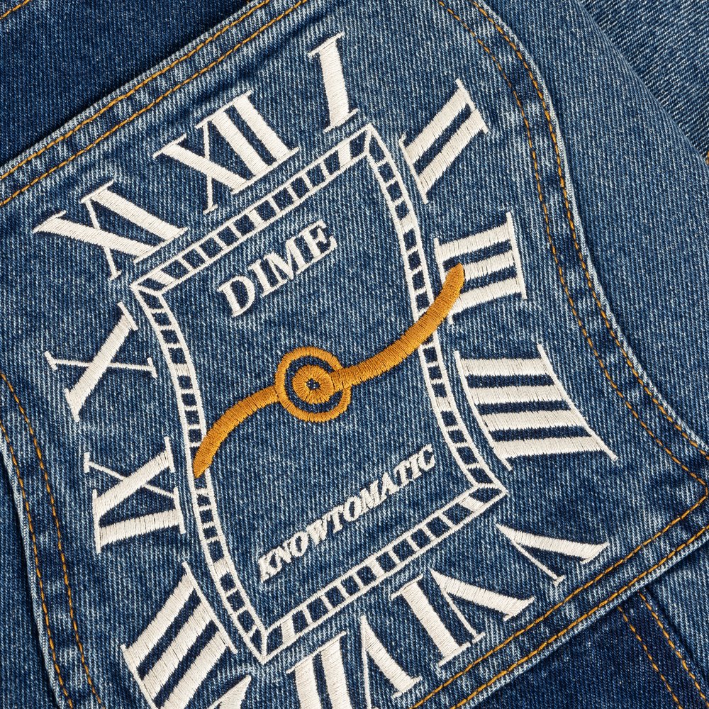 DIME BAGGY DENIM PANTS BLUE