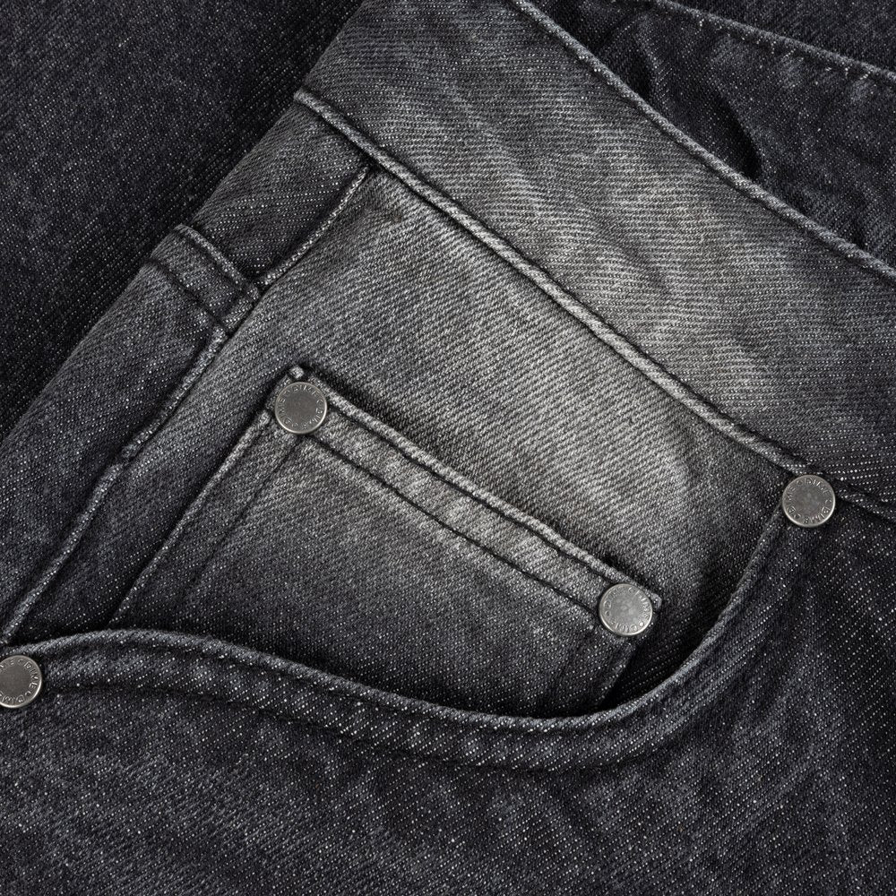 DIME RELAXED DENIM PANTS BLACK