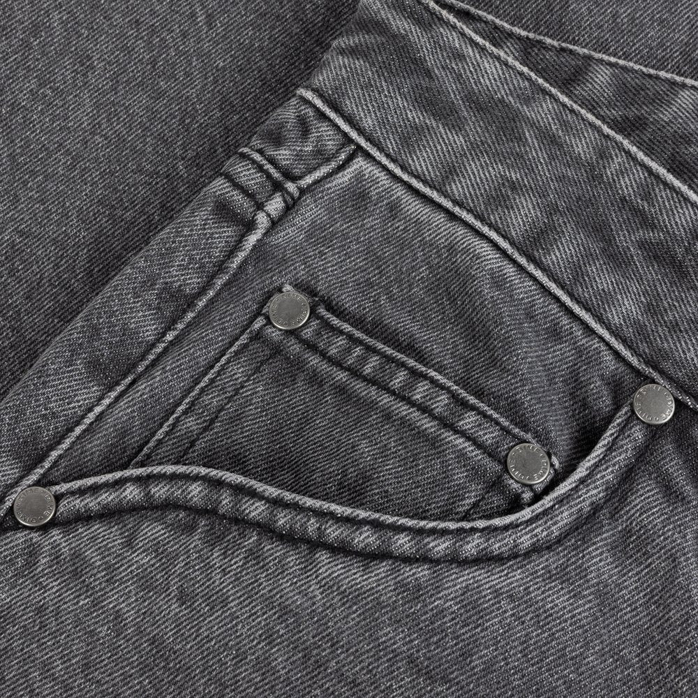 DIME STRAIGHT DENIM PANTS BLACK