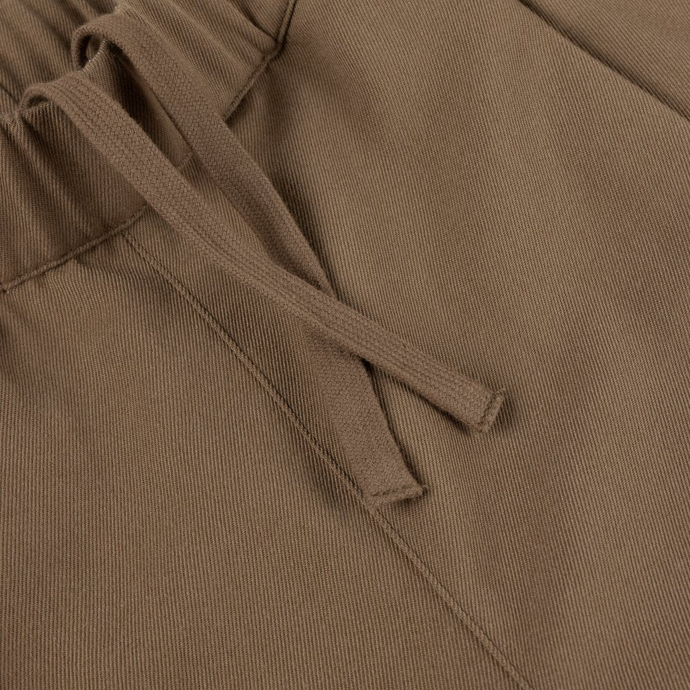 DIME PLEATED TWILL PANTS BROWN