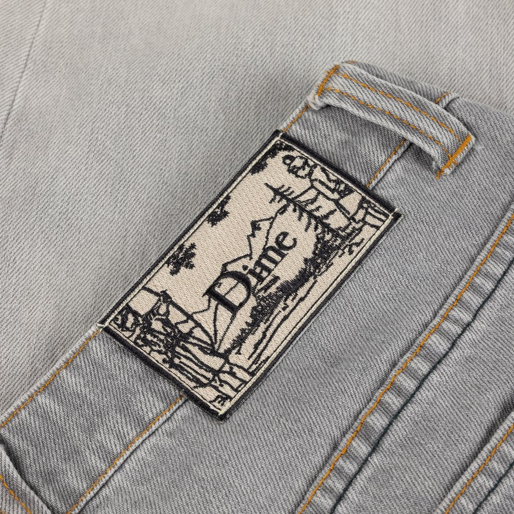 DIME CLASSIC RELAXED DENIM PANT GREY