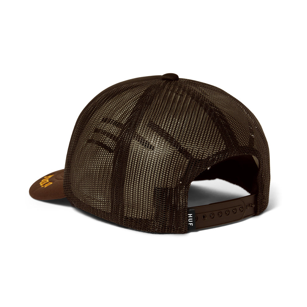 HUF SONG TRUCKER HAT BROWN
