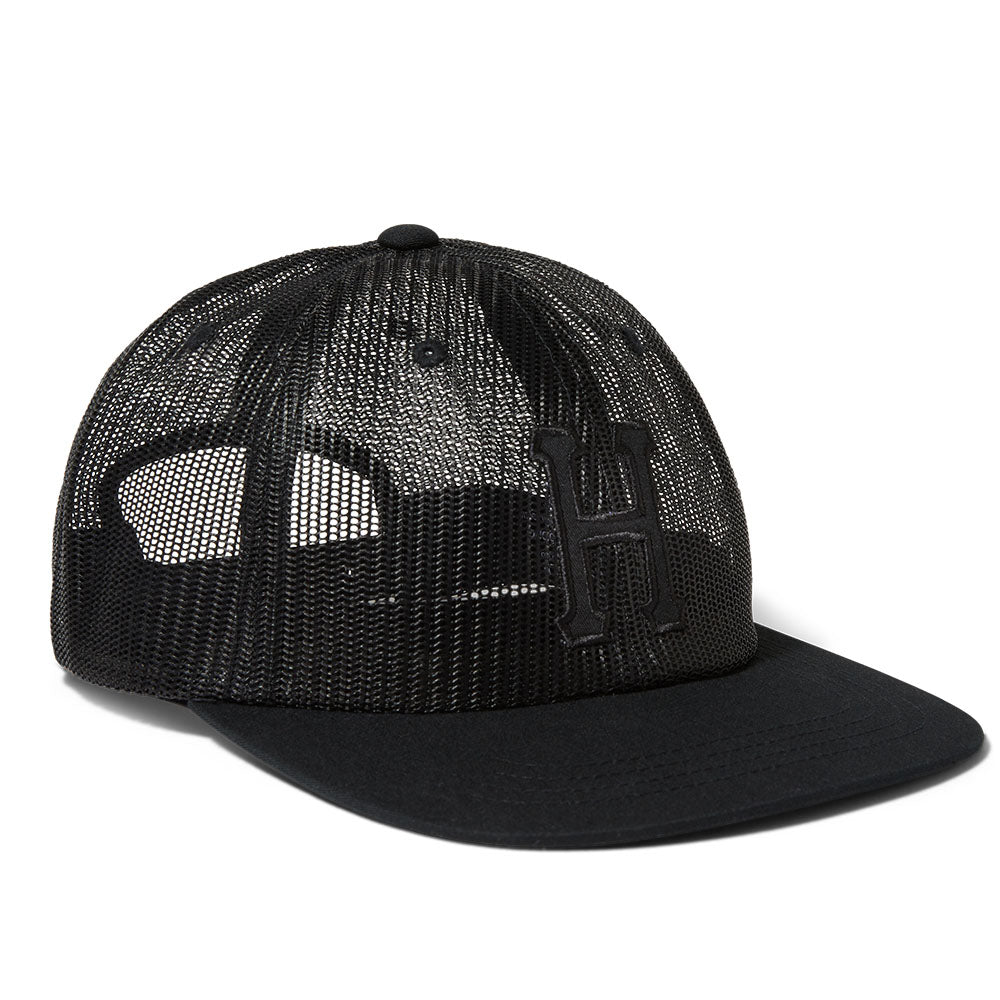 HUF MESH H 6 PANEL HAT BLACK