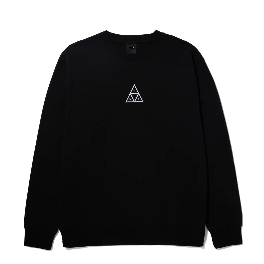 HUF SET TT CREWNECK BLACK