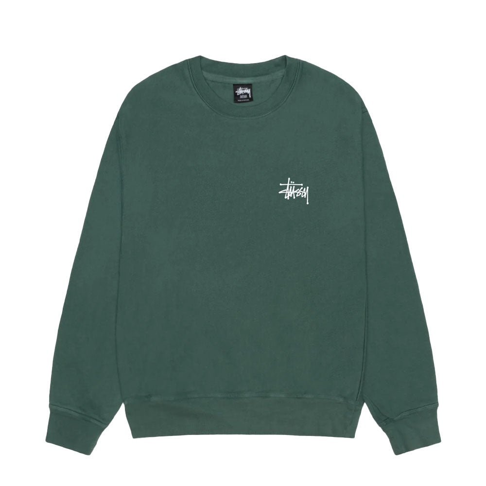Basic Stussy Pd Crew Dark Green