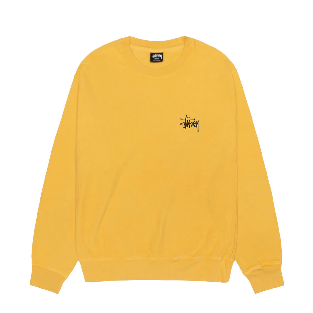 Basic Stussy Pd Crew Gold