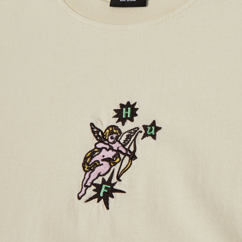 HUF CUPID WASHED TEE CREAM