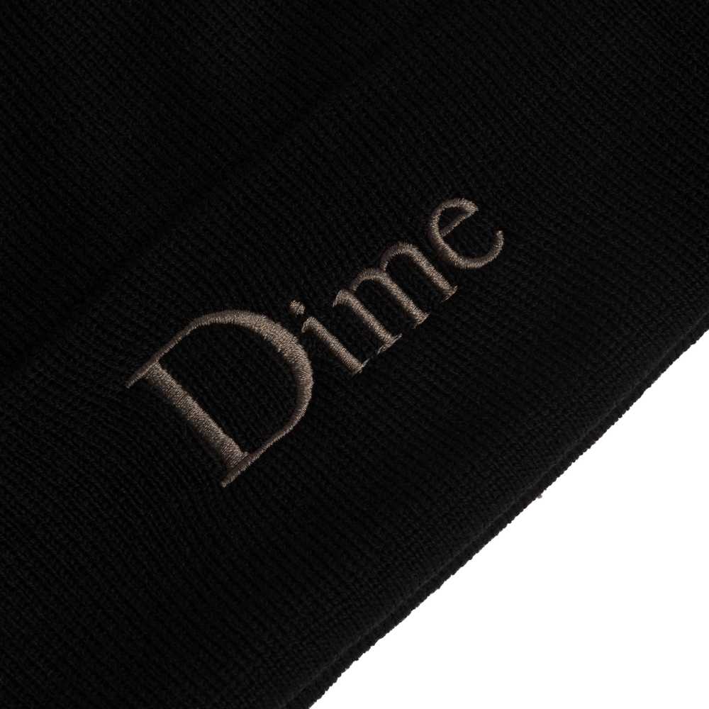 DIME CLASSIC WOOL FOLD BEANIE BLACK