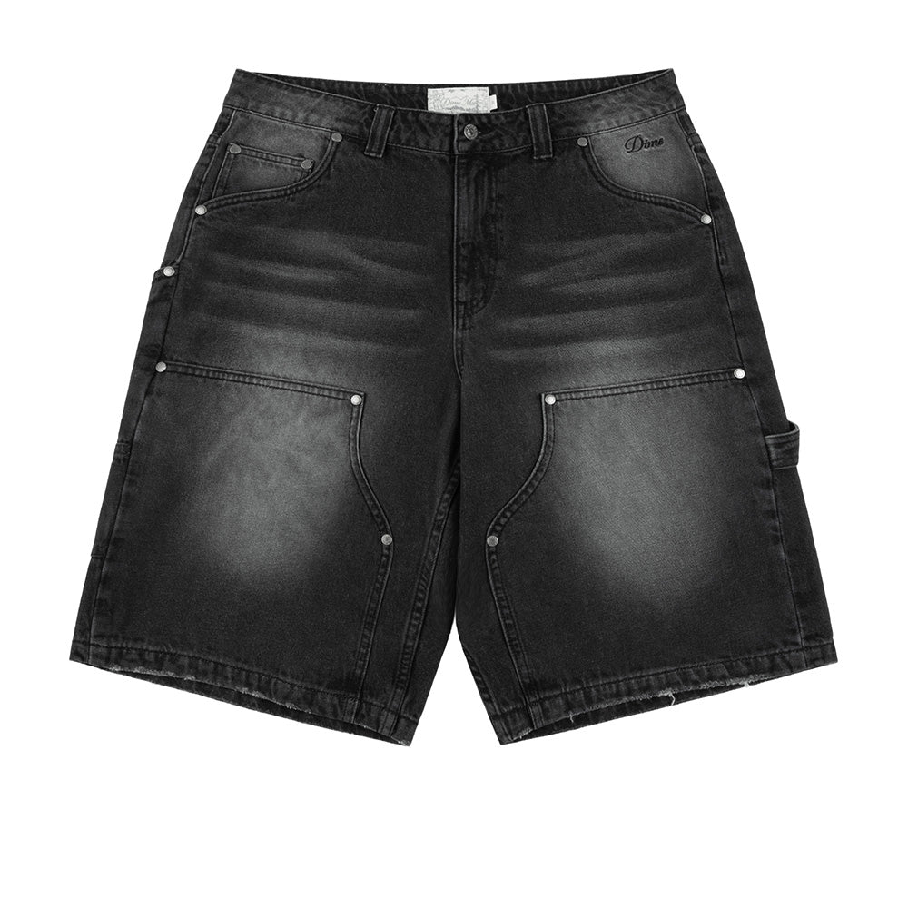 DIME CARPENTER DENIM SHORTS BLACK