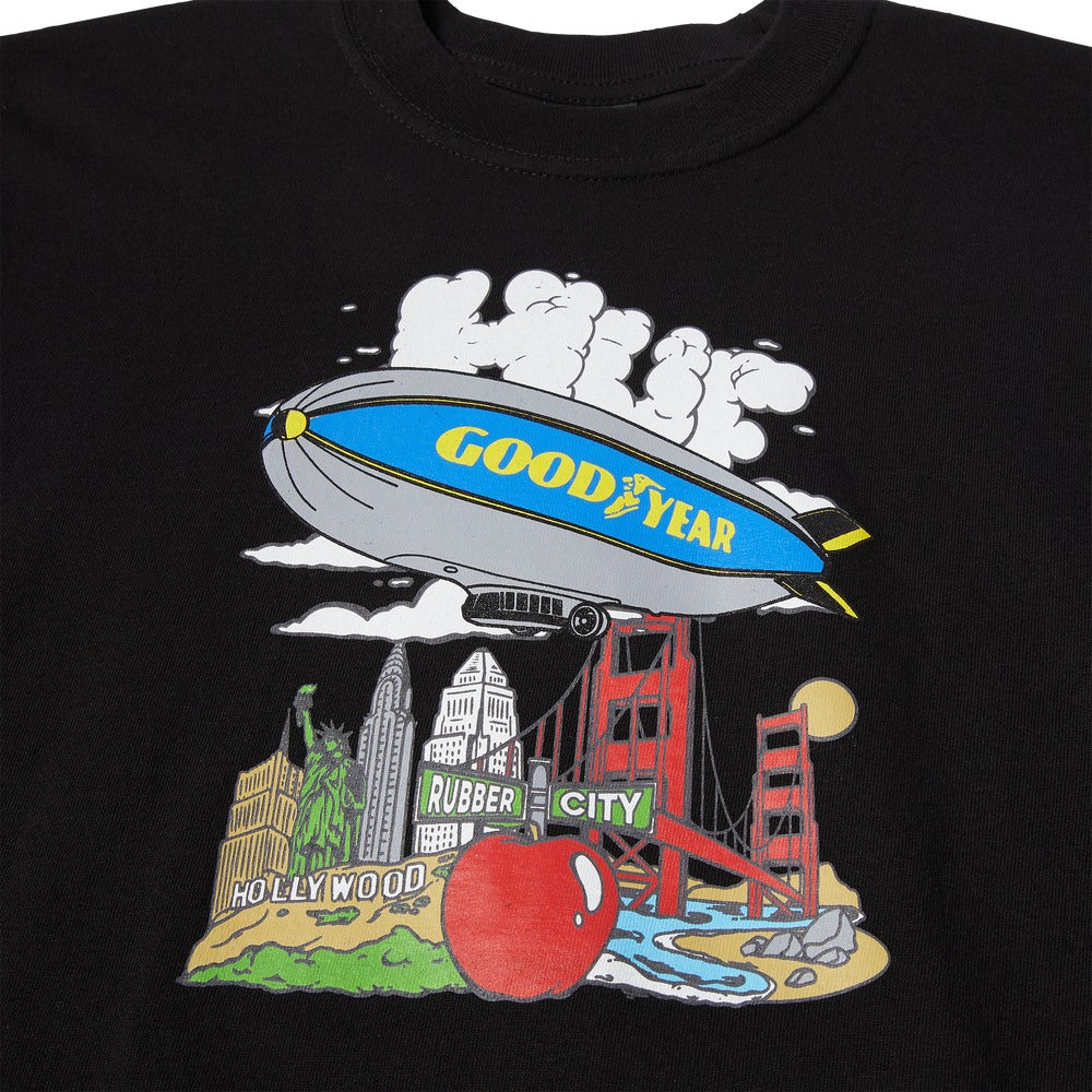 HUF DISCOVER TEE BLACK