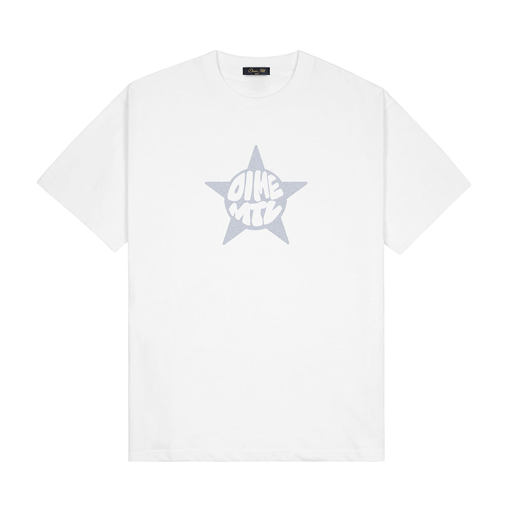 DIME STAR TEE WHITE
