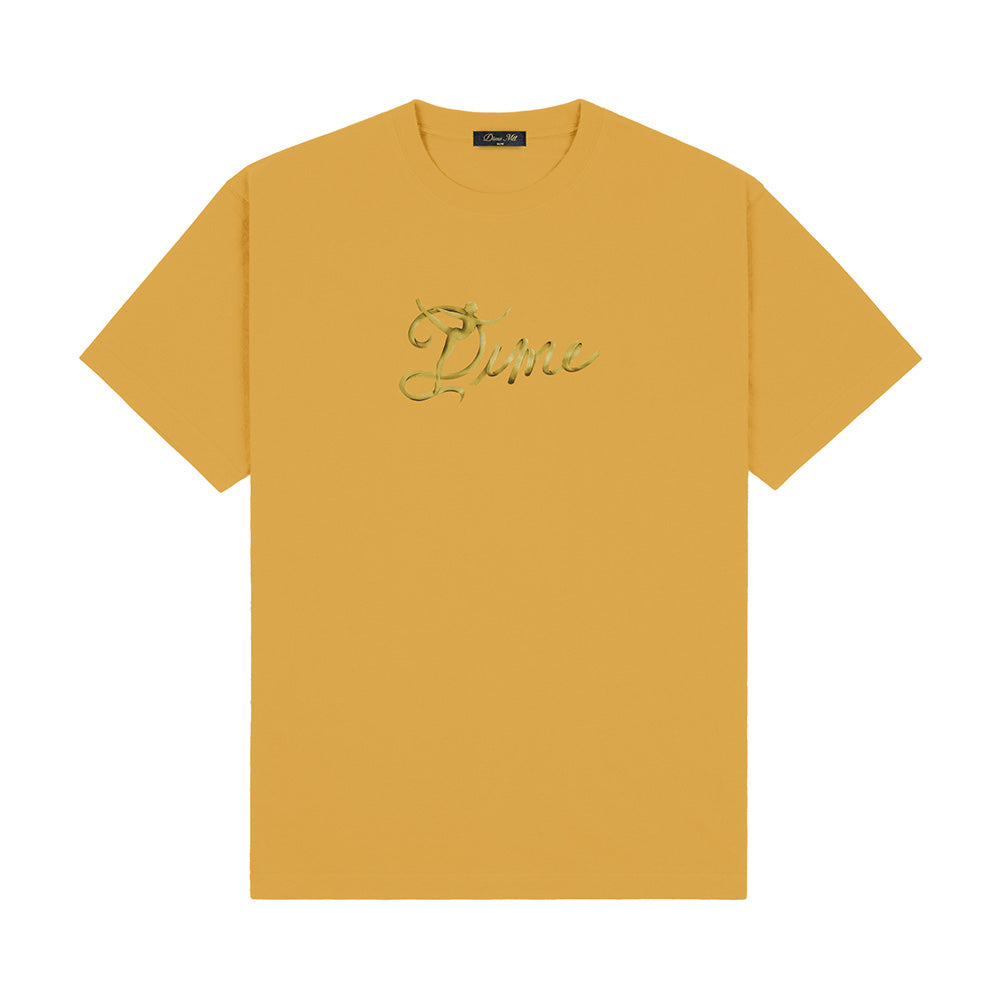 DIME SATIN TEE BROWN