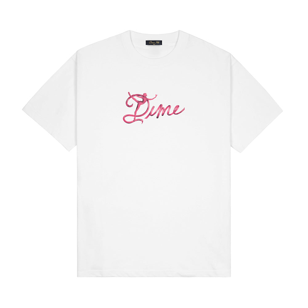 DIME SATIN TEE WHITE