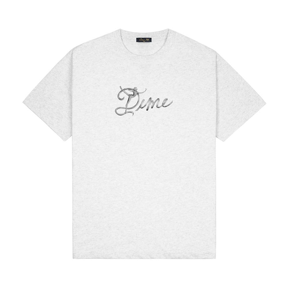 DIME SATIN TEE GREY