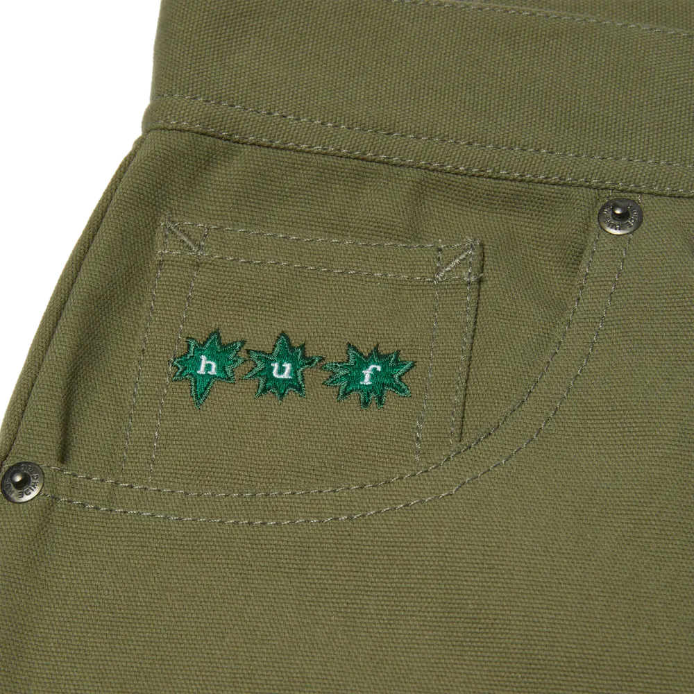 HUF ENLIGHTENMENT WORK SHORT OLIVE
