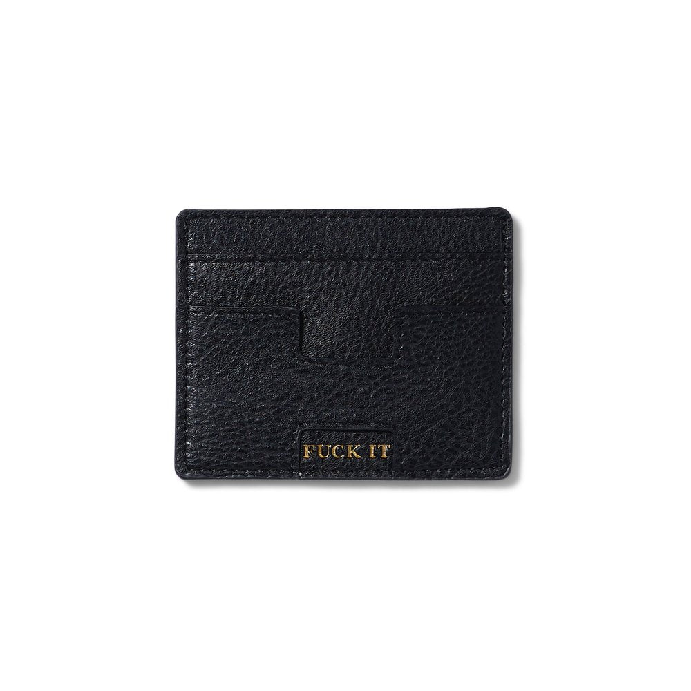 HUF FUCK IT CARD HOLDER BLACK
