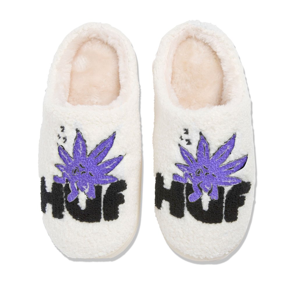HUF FUZZY SLIPPER CREAM