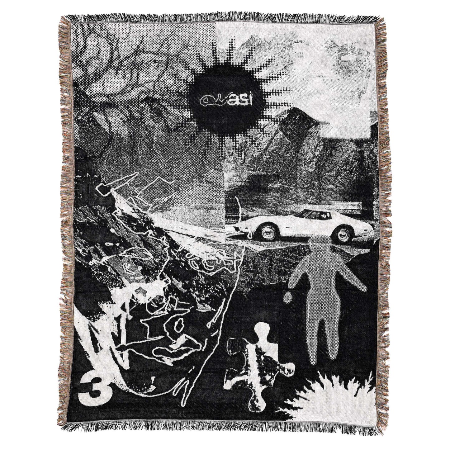 QUASI HARD DREAM BLANKET BLACK