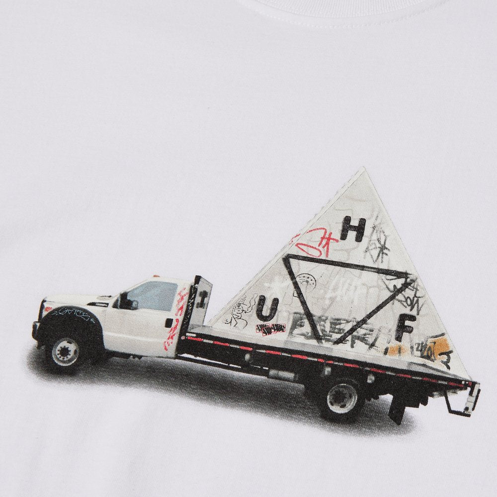 HUF HIGH CLEARANCE TEE WHITE