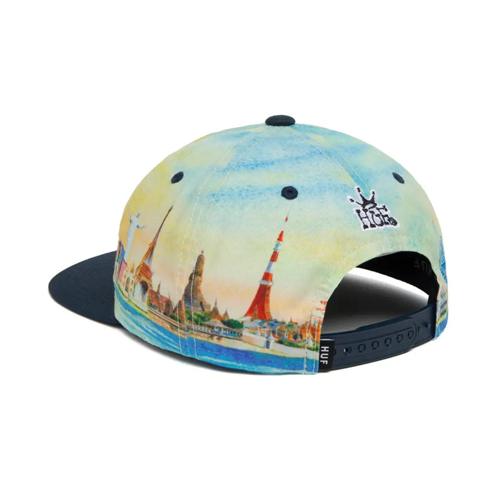 HUF CULTURED UNSTRUCTURED SNAPBACK MULTI