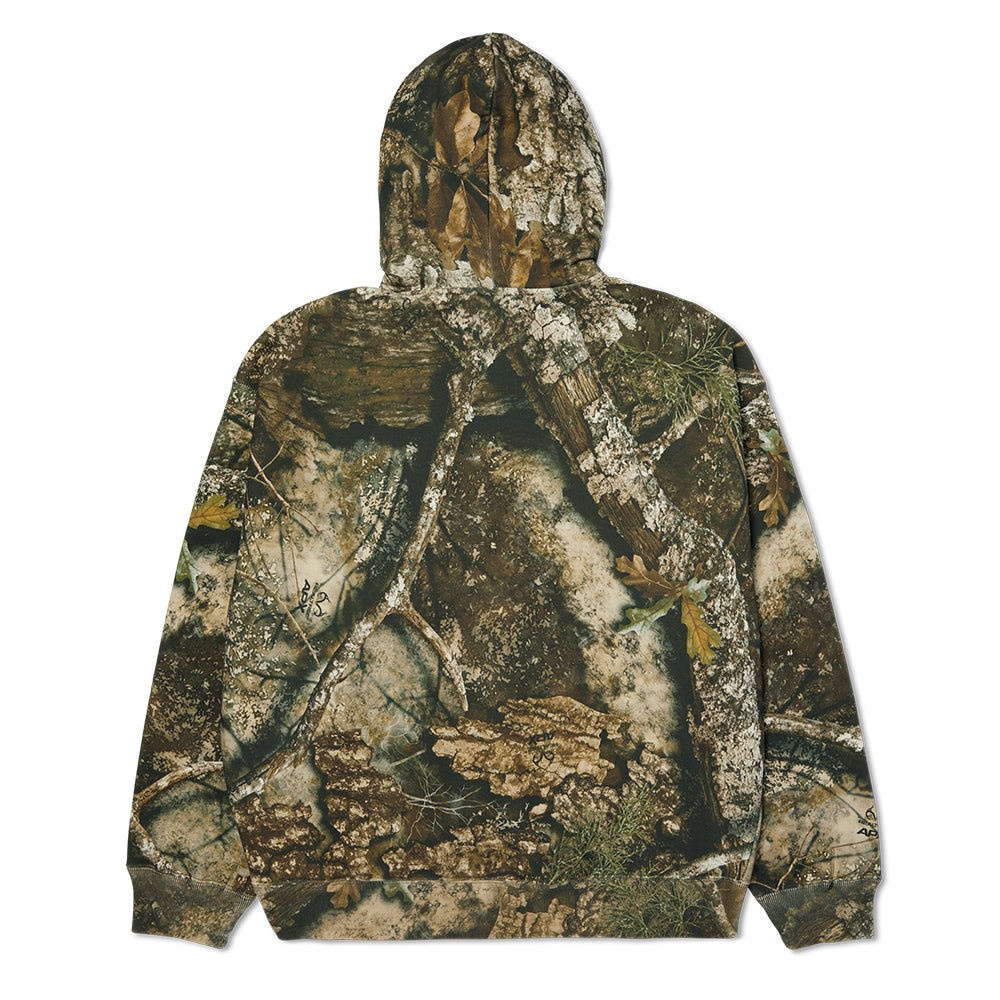 HUF X REALTREE HEAVYWEIGHT HOODIE GREEN CAMO