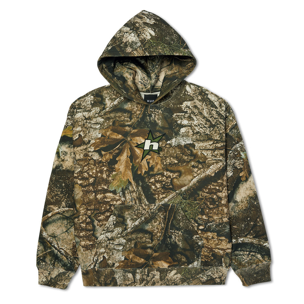 HUF X REALTREE HEAVYWEIGHT HOODIE GREEN CAMO