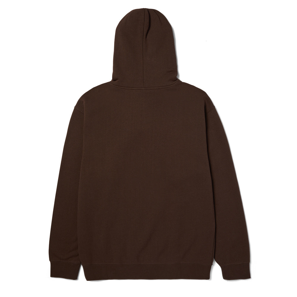 HUF BALBOA HOODIE BROWN