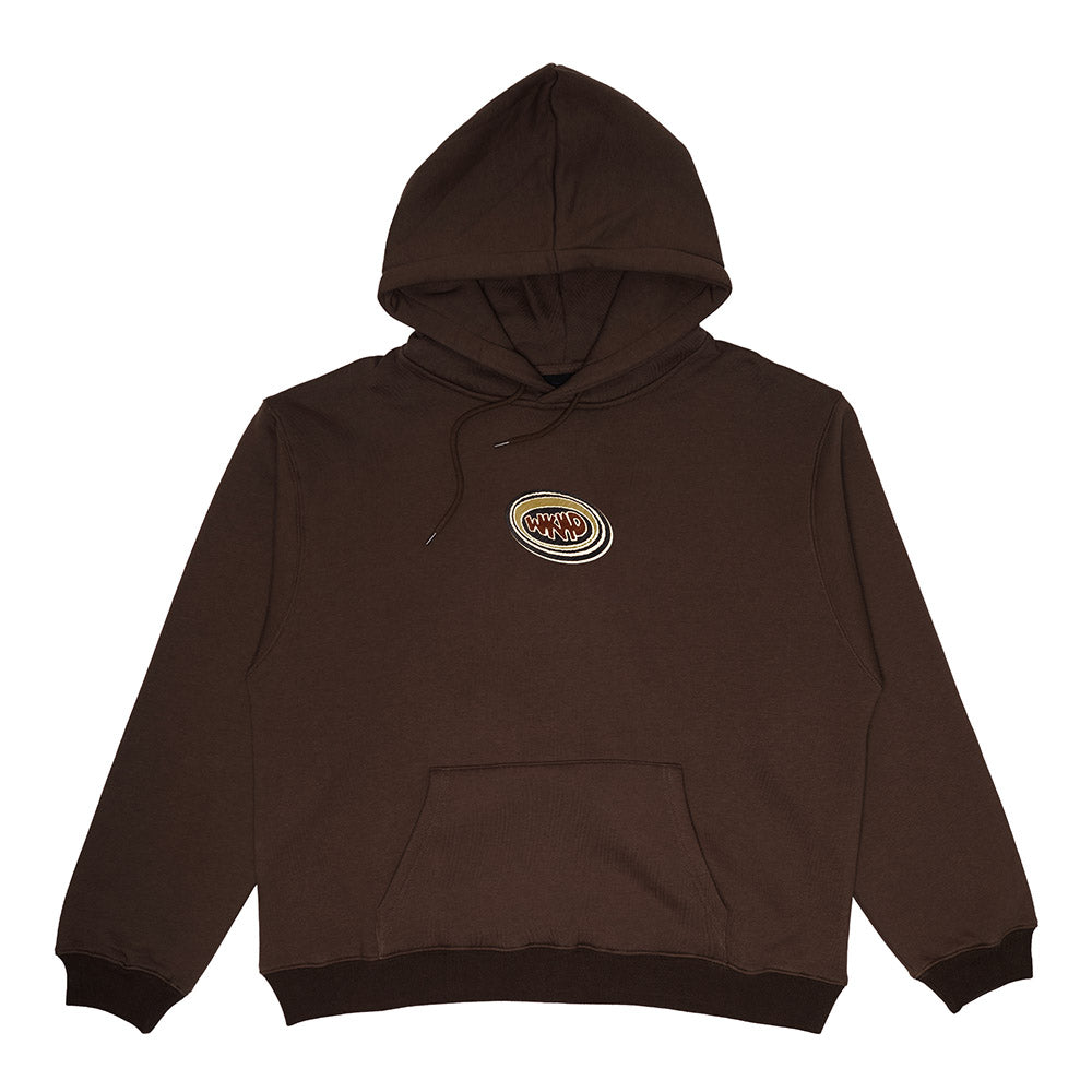 WKND SLANTED HOODIE BROWN