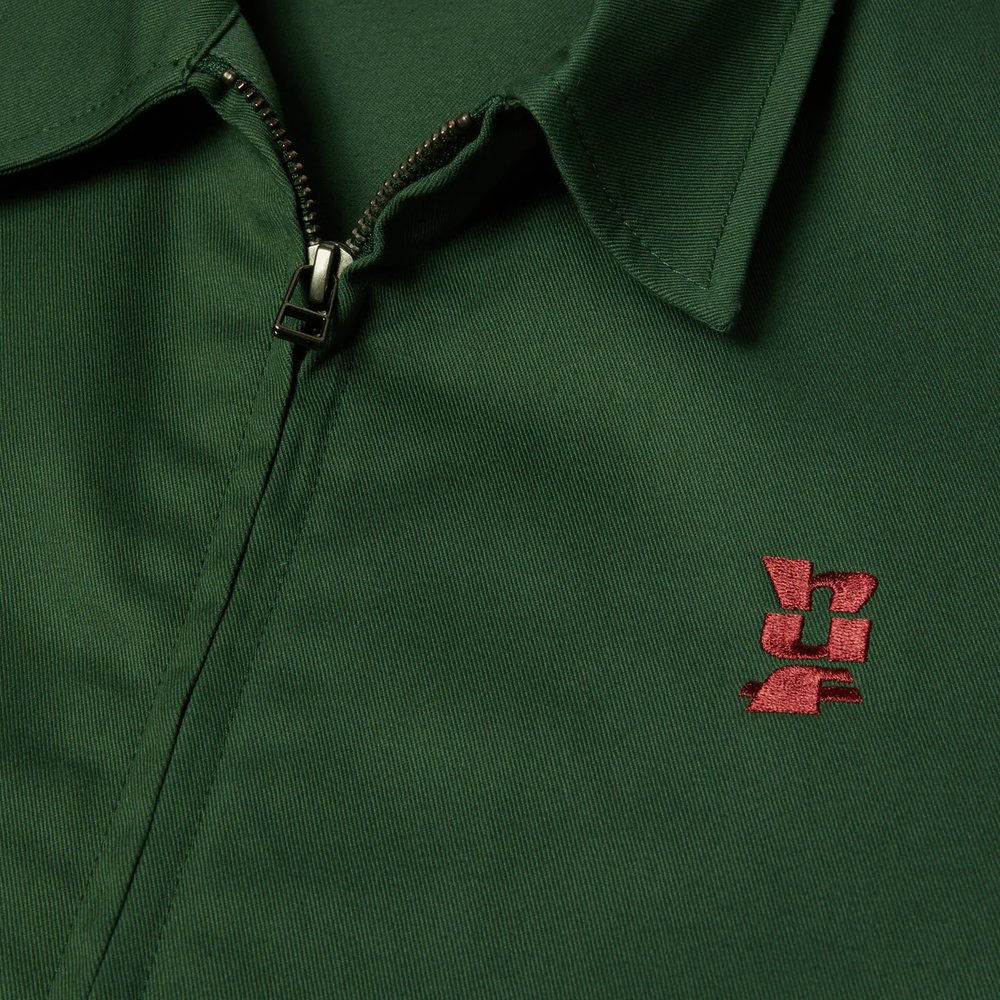 HUF SET MEGABLAST SHOP JACKET DARK GREEN