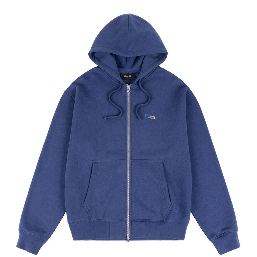 DIME FRIENDS ZIP HOODIE BLUE