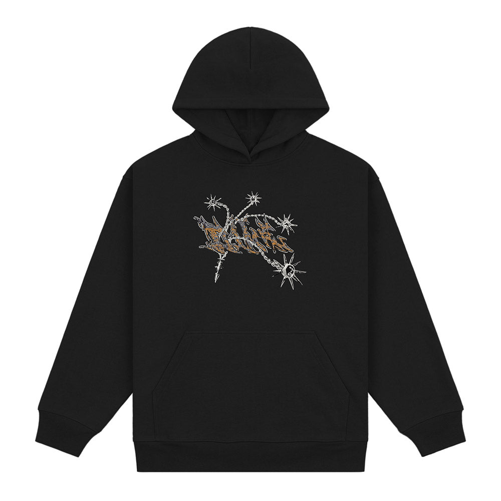 DIME FLAIL HOODIE BLACK