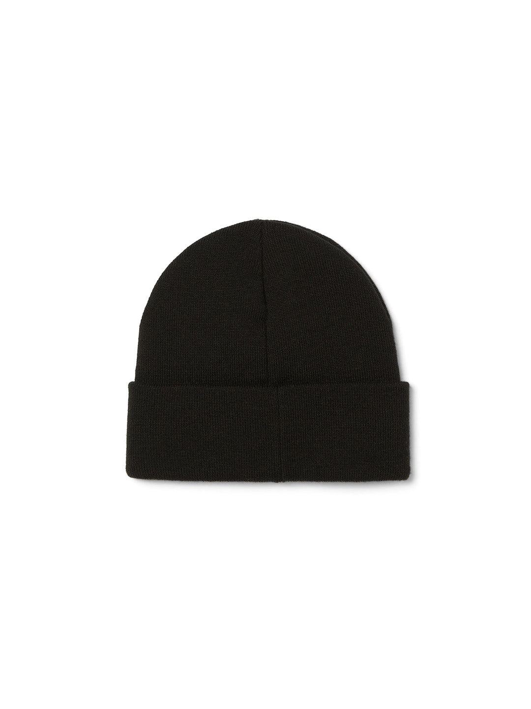 All Caps Cuff Beanie Black
