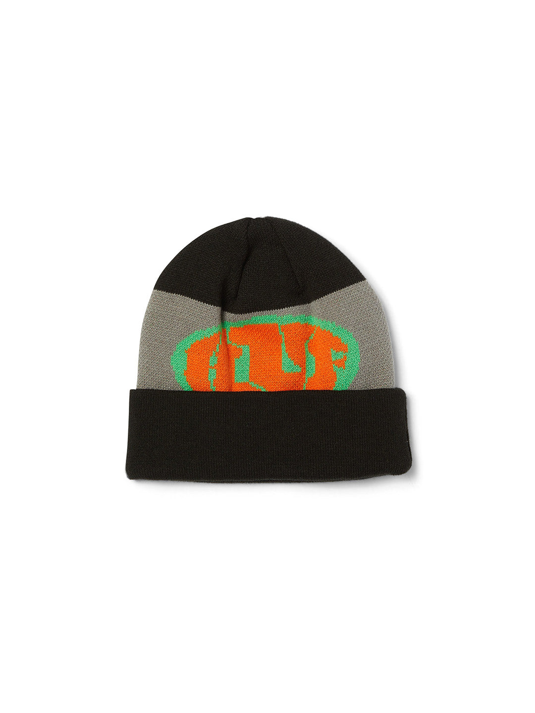 Warped Cuff Beanie Black