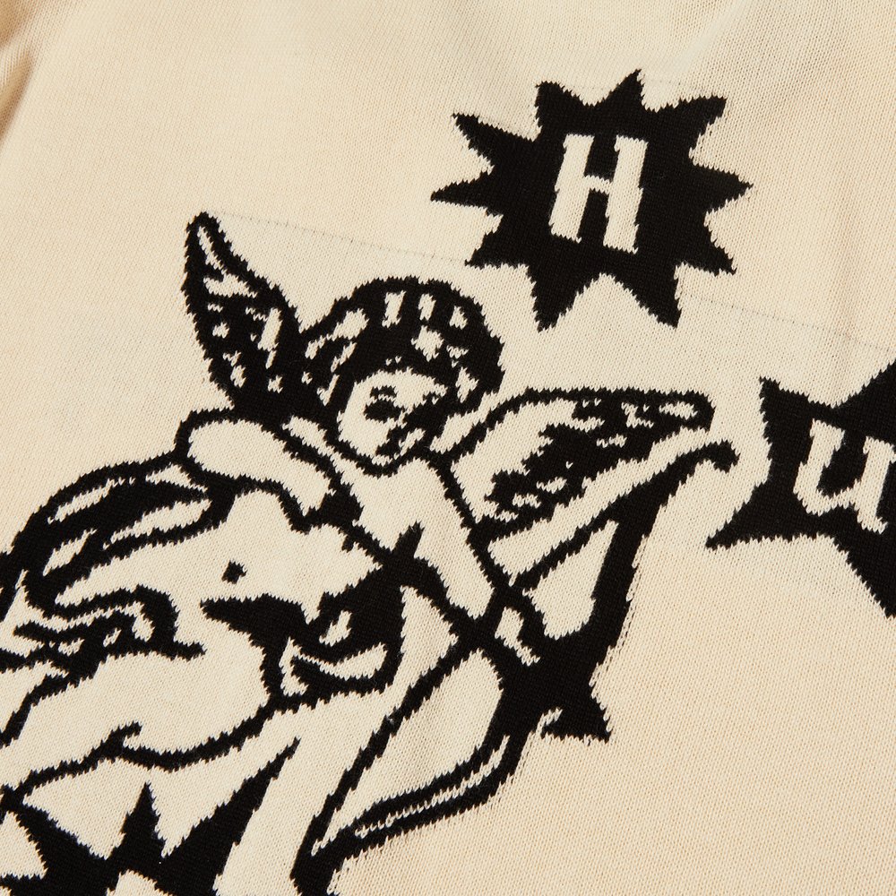HUF ICARUS KNIT TOP CREAM