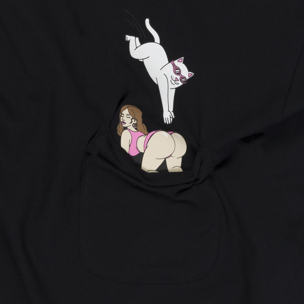 RIPNDIP JUMPING IN POCKET TEE