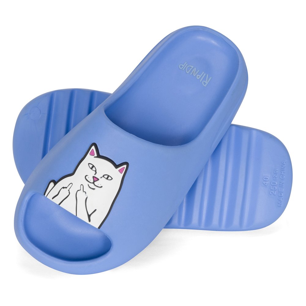RIPNDIP LORD NERMAL CLOUD SLIDES LIGHT BLUE