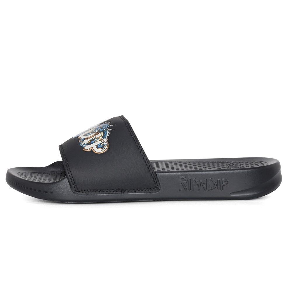 RIPNDIP SHEN NERM SLIDES BLACK